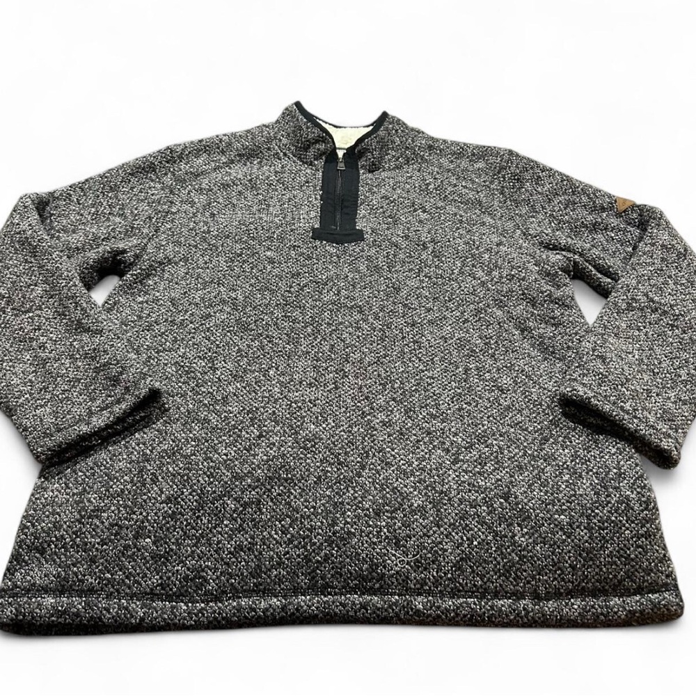 Orvis Men's Charcoal Zip Up Sweater